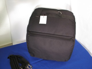 Soft rear loading backpack case for 49 bass